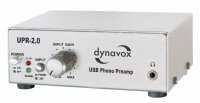 UPR-2.0 Dynavox USB-Phono-Vorverstärker silber