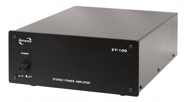 ET-100 Dynavox stereo eindversterker zwart