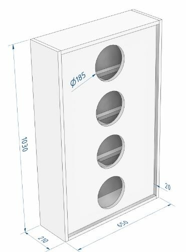 Wall Subwoofer 8x4